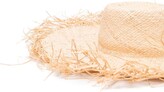Thumbnail for your product : Ruslan Baginskiy Fringed Wide-Brim Straw Hat