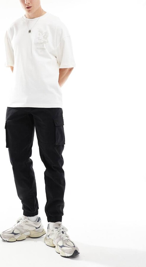 cuffed bottom cargo pants