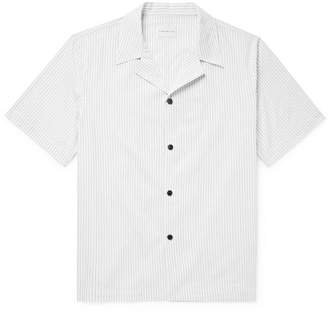 Simon Miller Camp-Collar Striped Cotton Shirt - Men - White