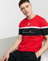 Thumbnail for your product : Puma Ferrari script graphic t-shirt in red