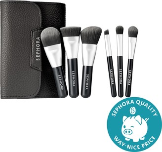 SEPHORA COLLECTION COLLECTION - Mini Deluxe Charcoal Antibacterial Brush Set