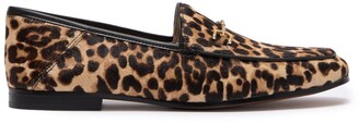 Sam Edelman Loraine Leopard Genuine Calf Hair Loafers