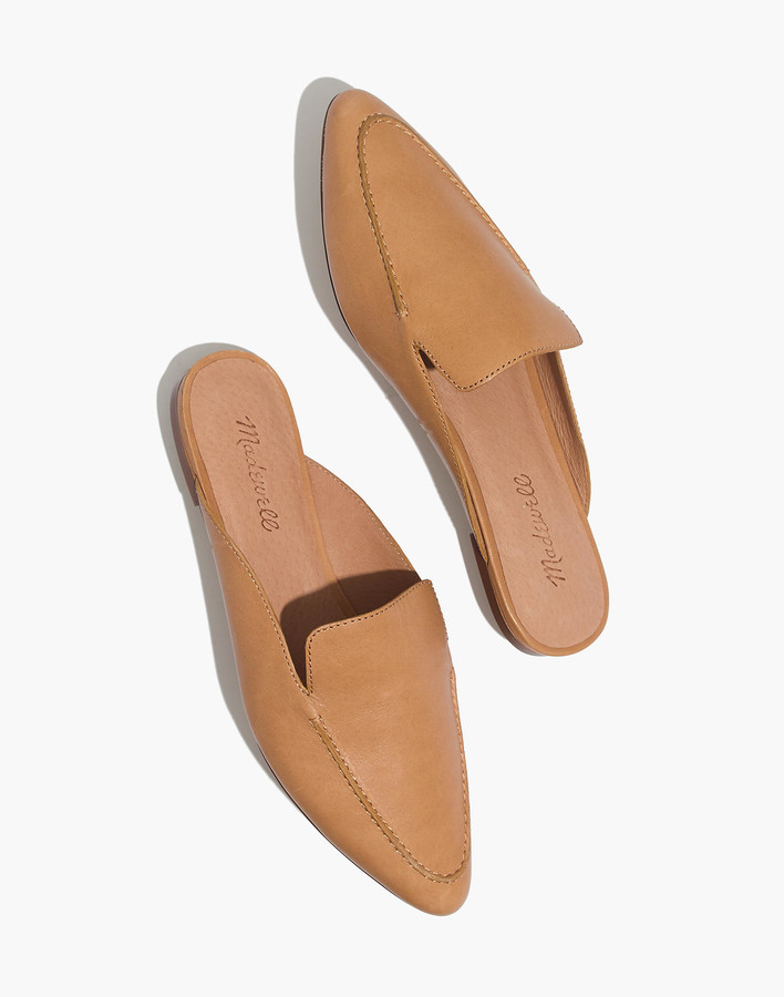 Madewell Remi Mule The Frances Loafer Mule In Leather Fashion Look