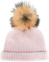 Thumbnail for your product : N.Peal cashmere ribbed beanie