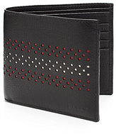 Thumbnail for your product : Bally Vollen Perforated Leather Wallet