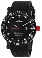 Thumbnail for your product : Redline Red Line Men's Compressor Diver Black Dial Black Silicone