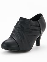 Thumbnail for your product : Shoebox Shoe Box Amina Ruche Detail Shoe Boots - Black