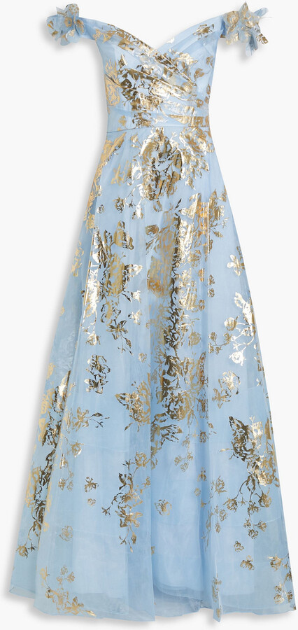Light Blue Floral Dress | Shop the world's largest collection of fashion |  ShopStyle