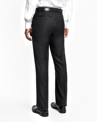 Santorelli Men's Lux Serge Twill Dress Pants