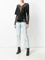 Thumbnail for your product : Each X Other ruffle detail perforated top