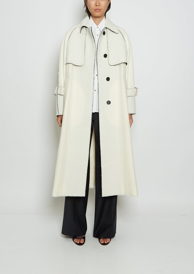 Ashlyn Anabel Wool Trench Coat ShopStyle