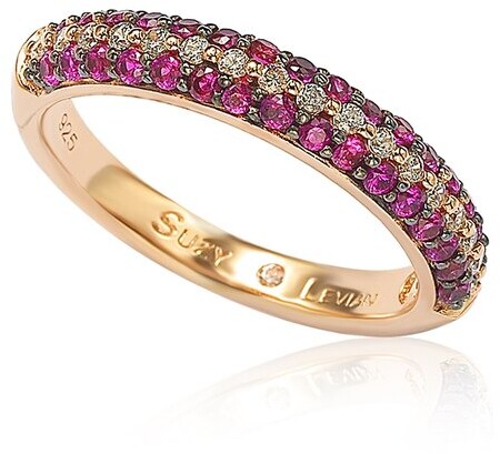 Suzy Levian CZ Jewelry Suzy Levian Silver CZ Stackable Ring
