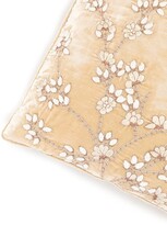 Thumbnail for your product : Anke Drechsel Embroidered Floral Cushion