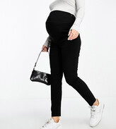 Thumbnail for your product : ASOS Maternity ASOS DESIGN Maternity high-waist pants skinny fit in black