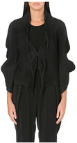 Thumbnail for your product : Issey Miyake Pleated textile placket jacket