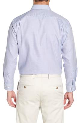 Nordstrom Traditional Fit Microcheck Dress Shirt