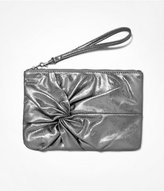 Thumbnail for your product : Express Metallic Twist Front Wristlet