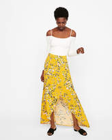 Thumbnail for your product : Express Floral Wrap Maxi Skirt