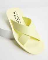 Thumbnail for your product : Senso Yellow Flat Sandals - Franky