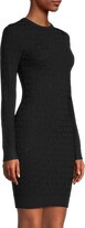Thumbnail for your product : MICHAEL Michael Kors Logo Jacquard Mini Dress
