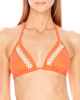 Thumbnail for your product : MICHAEL Michael Kors Studded Halter Triangle Top