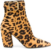 Thumbnail for your product : Prada chunky heel pointed toe boots