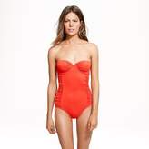 Thumbnail for your product : J.Crew D-cup ruched underwire one-piece swimsuit