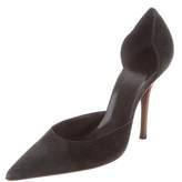 Thumbnail for your product : Balenciaga Suede d'Orsay Pumps