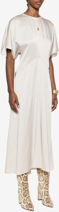 Isabel Marant Keany Satin Midi Dress