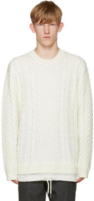 Diesel Off-White K-Pigris Sweater