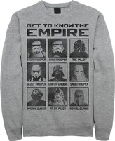 Thumbnail for your product : Licensed Character Men's Star Wars Storm Trooper Types Sweatshirt
