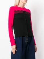 Thumbnail for your product : RED Valentino two-tone cardigan