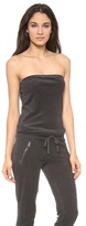 Thumbnail for your product : Pam & Gela Strapless Pant Romper