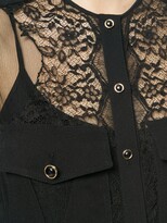 Thumbnail for your product : Givenchy Sleeveless Lace Blouse