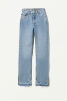 Thumbnail for your product : Weekday Rowe Raw Split Jeans - Grey