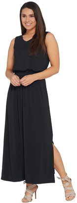 black maxi dress petite length