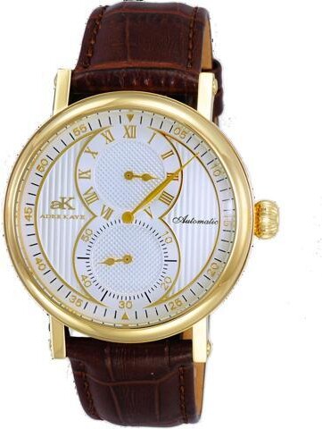 Adee Kaye Men's Mondo Silver Dial Watch - AK5665-MGSV