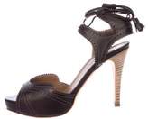 Thumbnail for your product : Hermes Aurore Leather Sandals