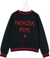 Thumbnail for your product : Patrizia Pepe Junior embroidered sweatshirt