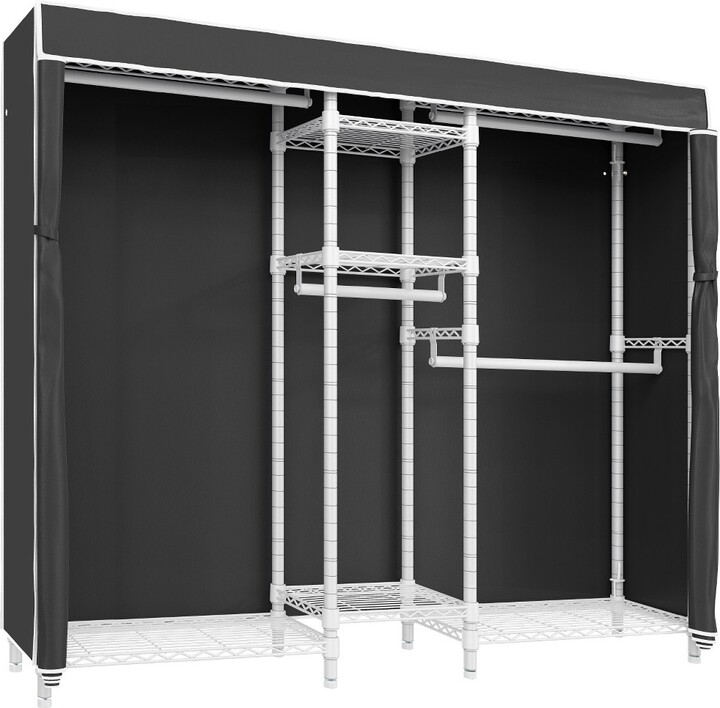 VIPEK V6C Heavy Duty Covered Clothes Rack Portable Wardrobe Closet