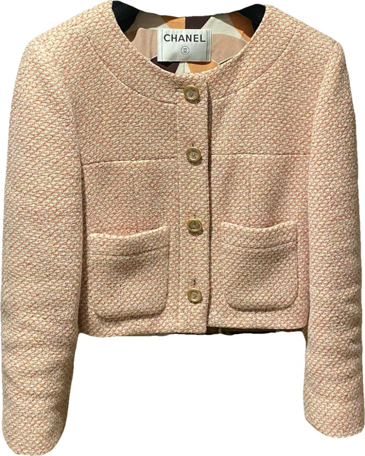 La petite veste noire cashmere short vest Chanel Pink size XS International  in Cashmere - 35458927