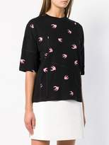 Thumbnail for your product : McQ Swallow print T-shirt
