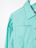 Thumbnail for your product : Natasha Zinko Kids TEEN asymmetric cotton shirt