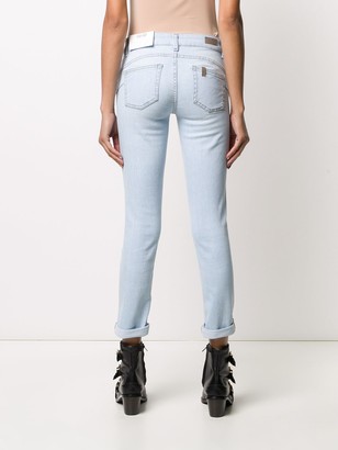 Liu Jo Mid-Rise Cropped Skinny Jeans