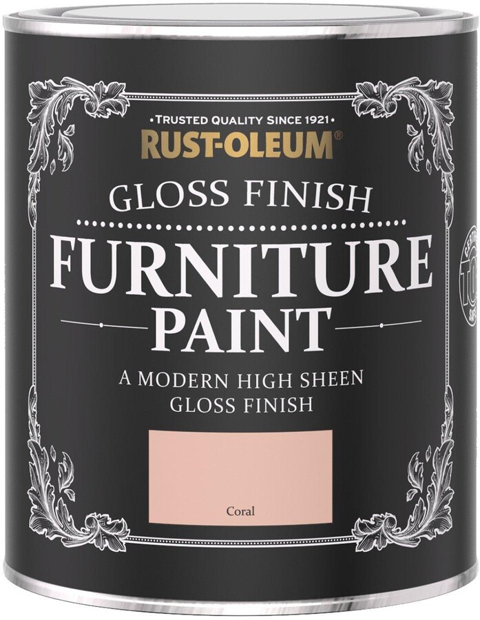 Rust Oleum Rustoleum Gloss Furniture Paint Coral 750ml ShopStyle Artwork