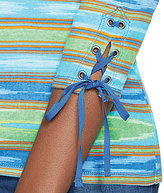 Thumbnail for your product : Lauren Ralph Lauren Striped Lace-Up Shirt