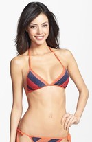 Thumbnail for your product : Marc by Marc Jacobs 'Cory Stripe' Reversible Triangle Bikini Top