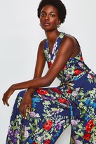 Thumbnail for your product : Karen Millen Floral Print Halterneck Jumpsuit
