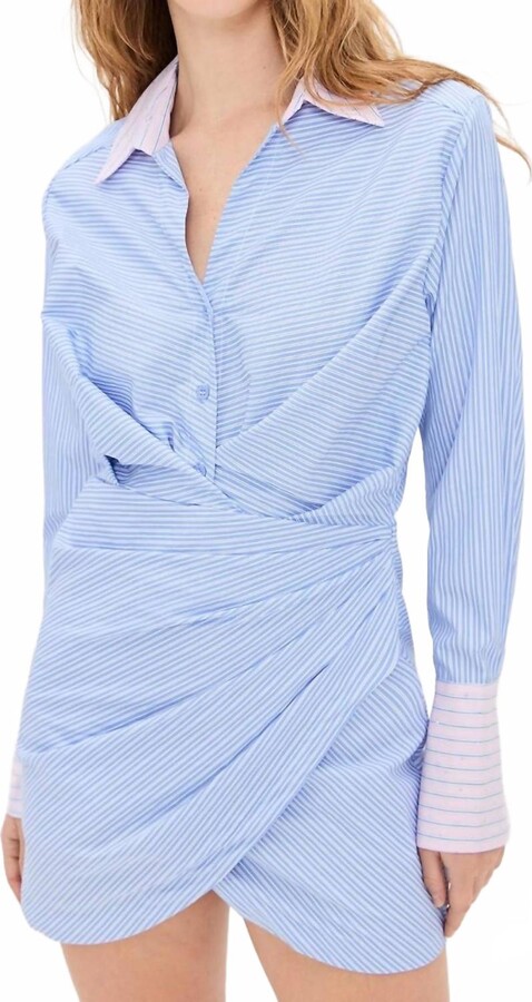 le superbe Subtle Shine Montmartre Dress In Blue Shine