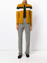 Thumbnail for your product : Wales Bonner checked regular trousers